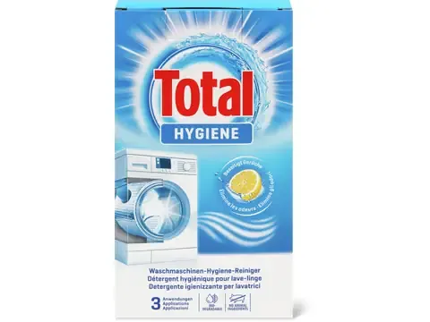 Total · Nettoyant pour lave-linge · Hygiène 120g