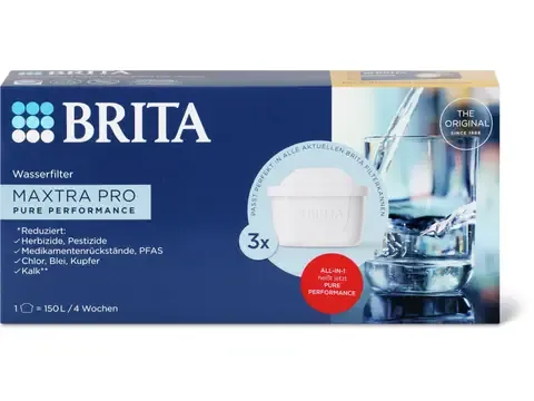 Brita · Cartouches filtrantes Maxtra Pro Pure Performance 3pces