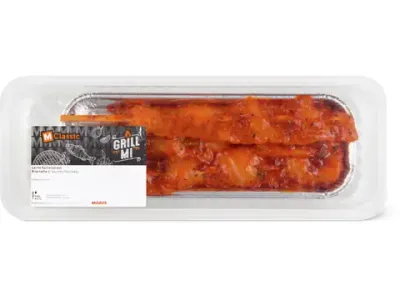 Grill mi · Brochette saumon flambeau 100g