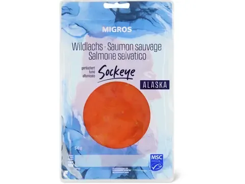 Saumon fumé sockeye 50g