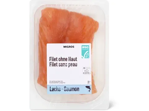 Filet de saumon · sans peau 100g