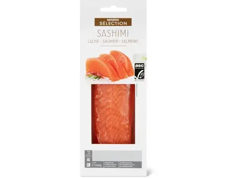 Sélection · Sashimi de saumon 140g