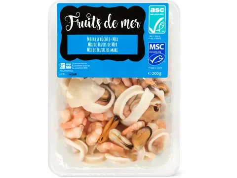 Mélange de fruits de mer 200g