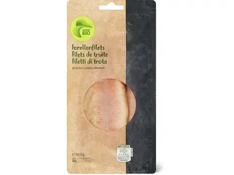 Filets de truite · Bio, fumés 100g