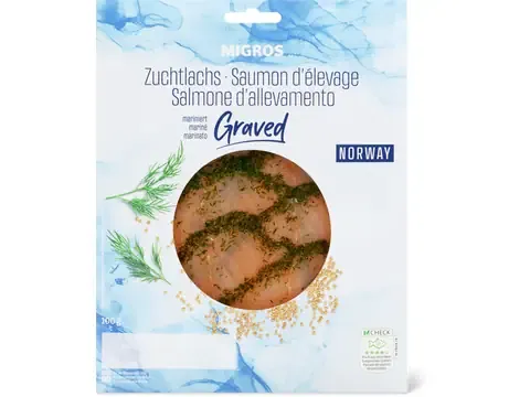 Saumon graved 100g
