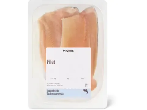 Filet de truite saumonée · avec peau 100g
