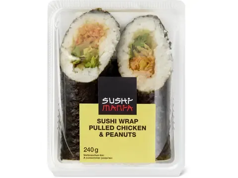 Sushi Mania · Wrap Pulled Chicken 240g