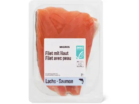 Filet de saumon · avec peau 100g