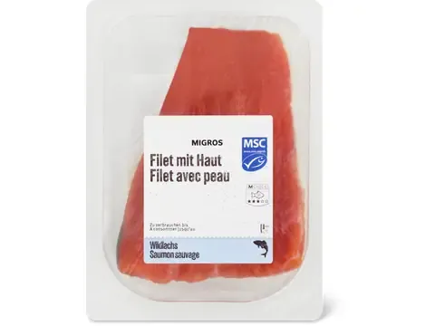 Filet de saumon sauvage · avec peau 100g