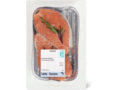 Tranche de saumon au romarin 100g