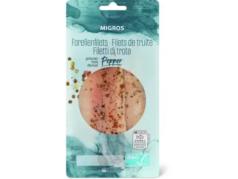 Filets de truite · poivre 125g