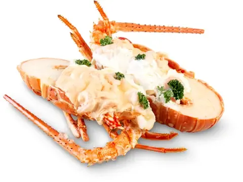 Langouste · avec des crevettes 100g