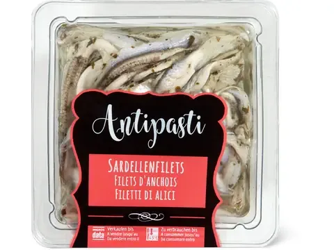 Filets d’anchois · marinés 150g