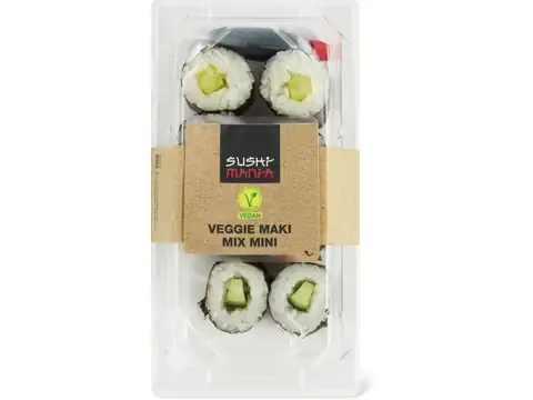 Sushi Mania · Mini mix de makis végétariens · végétalien 140g