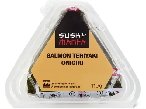 Sushi Mania · Onigiri au saumon teriyaki 110g