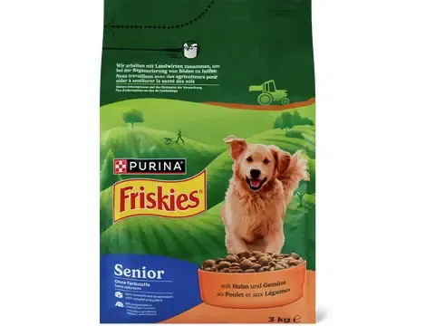 Friskies · Senior, au poulet et aux légumes 3kg
