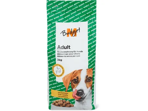M-Budget Adult · Aliment sec · avec volaille et inuline 3 kg