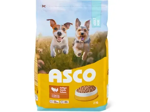 Asco · Croquettes Adult Mini · avec volaille et millet 2kg