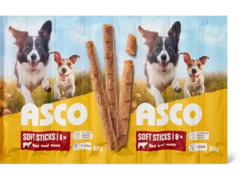 Asco · Soft Sticks · au bœuf 8 x 11 g