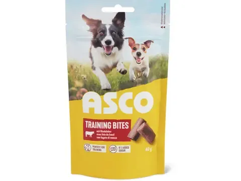 Asco · Training Bites · avec foie de bœuf 40g