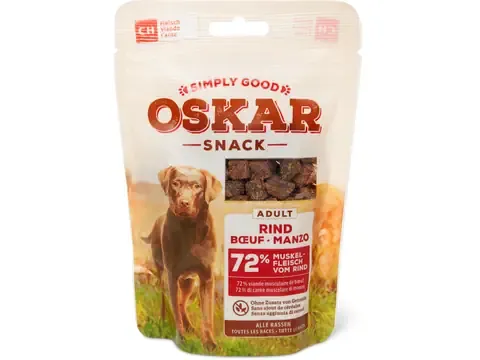 Oskar Simply Good · Snack Adult bœuf 150g