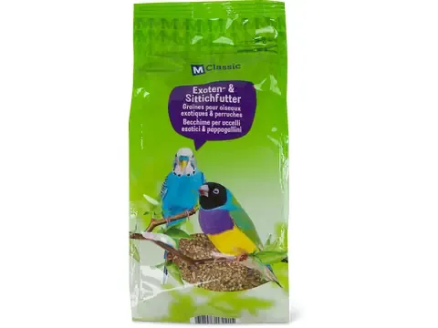 Graines pour oiseaux exotiques et perruches 1kg