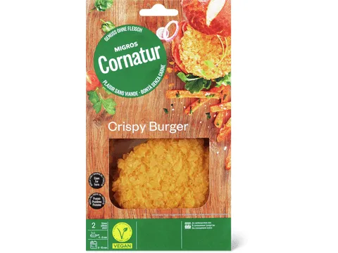 Cornatur · Burgers croustillants · végétalien 180g