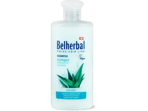 Belherbal · Shampooing hydratant · cheveux secs, végétalien 250ml