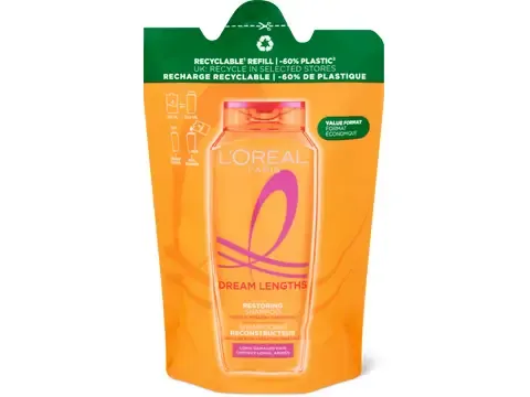 L'Oréal Paris Elseve · Shampooing Dream Long · cheveux longs, abîmés, recharge 250 ml