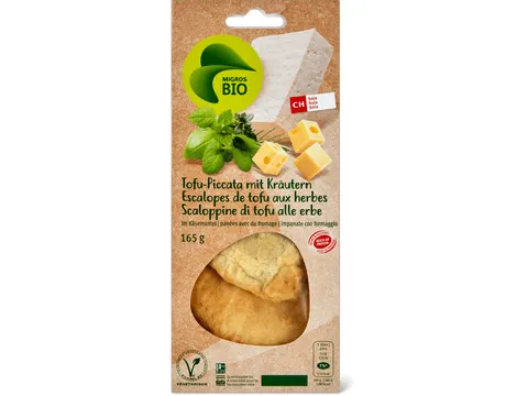 Escalopes de tofu · Bio, aux herbes, végétarien 165g