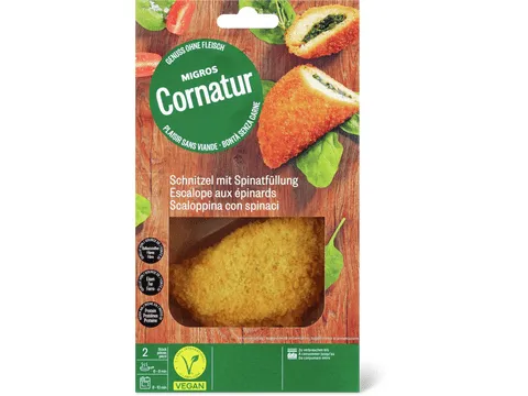Cornatur · Escalope · farcie aux épinards, végétalien 200g