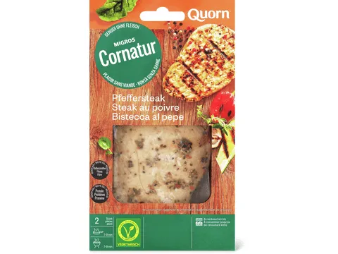 Cornatur · Quorn Steak au poivre · végétarien 195g