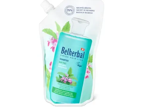 Belherbal · Shampooing anti-gras · Cheveux normaux à rapidement gras, recharge, végétalien 500 ml