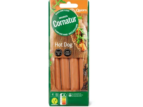 Cornatur · Quorn Saucisse à hot-dog · végétarien 180g