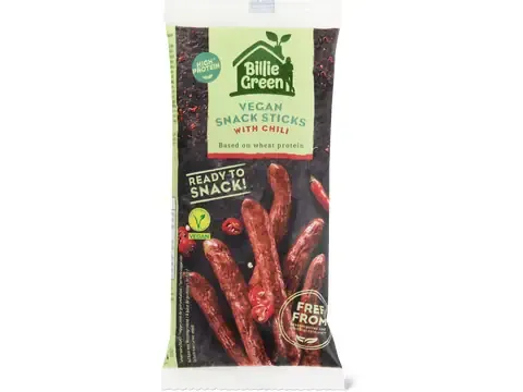 Billie Green · Snack Sticks · au piment, végétalien 75g
