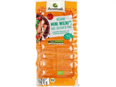 Alnatura · Mini Wiener · Bio, végétalien 170g