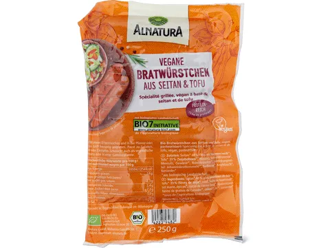 Alnatura · Spécialité grillée · Bio, à base de seitan et de tofu, végétalien 250g