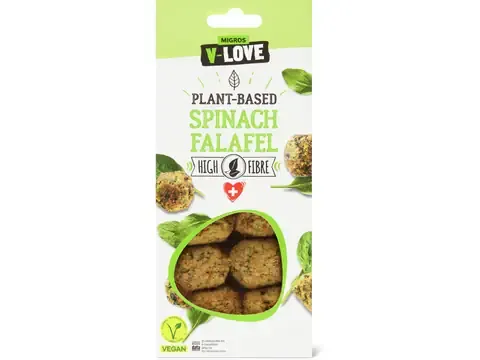 V-Love · Falafels aux épinards · végétalien 200g