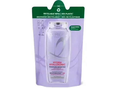 L'Oréal Paris Elseve · Shampooing Hydra Hyaluron · cheveux déshydratés, recharge 1 pièce
