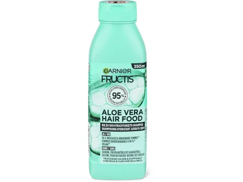 Fructis · Shampoing Aloe Vera Hair Food · cheveux normaux à secs 350m