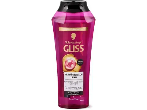 Gliss · Shampooing Verführerisch Lang · racines grasses, pointes sèches 250 ml