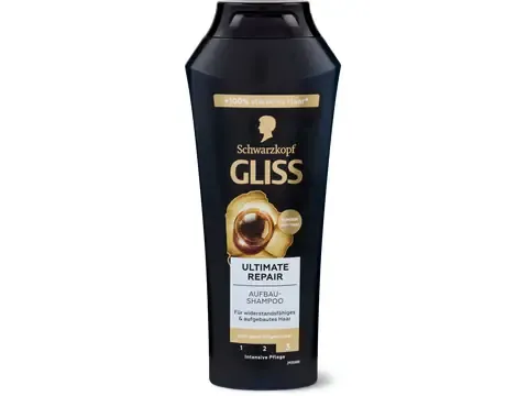 Gliss · Shampooing Ultimate Repair · cheveux très abîmés 250 ml
