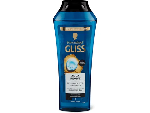 Gliss · Shampooing Aqua Revive · cheveux normaux à secs 250 ml