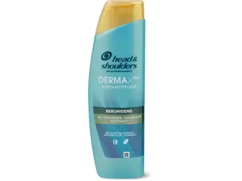 Head &amp; Shoulders Derma X Pro · Shampooing apaisant · cuir chevelu sec et irrité 250ml
