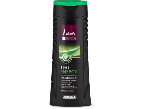 I am Men · Douche soin · 3 in 1 Energy 250ml