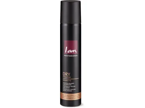 I am Professional · Shampooing sec Brunette · cheveux châtain clair à moyen 200ml