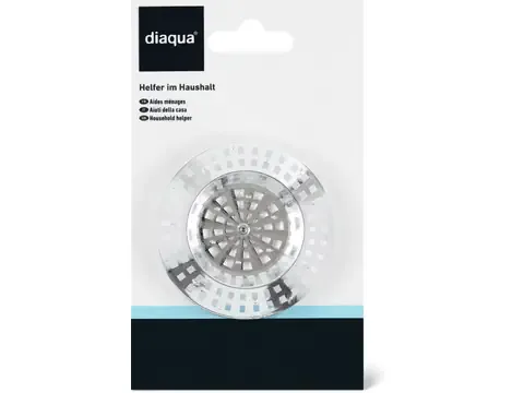 Diaqua · Tamis d'évacuation grand · Chromé