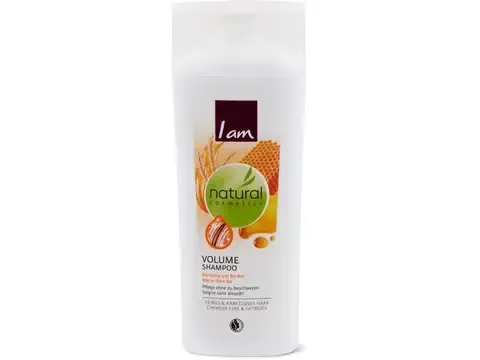 I am natural cosmetics · Shampooing Volume · cheveux fins et fatigués 250ml
