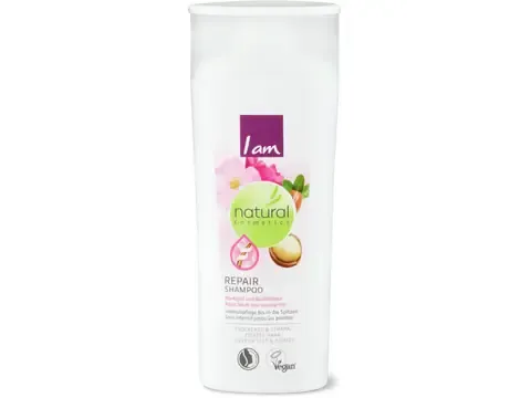 I am natural cosmetics · Repair Shampoo · cheveux secs et abîmés 250ml