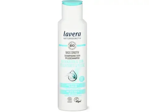 Lavera · Shampooing Hydratation &amp; Soin Basis Sensitiv · cheveux normaux &amp; secs, végétalien 250ml